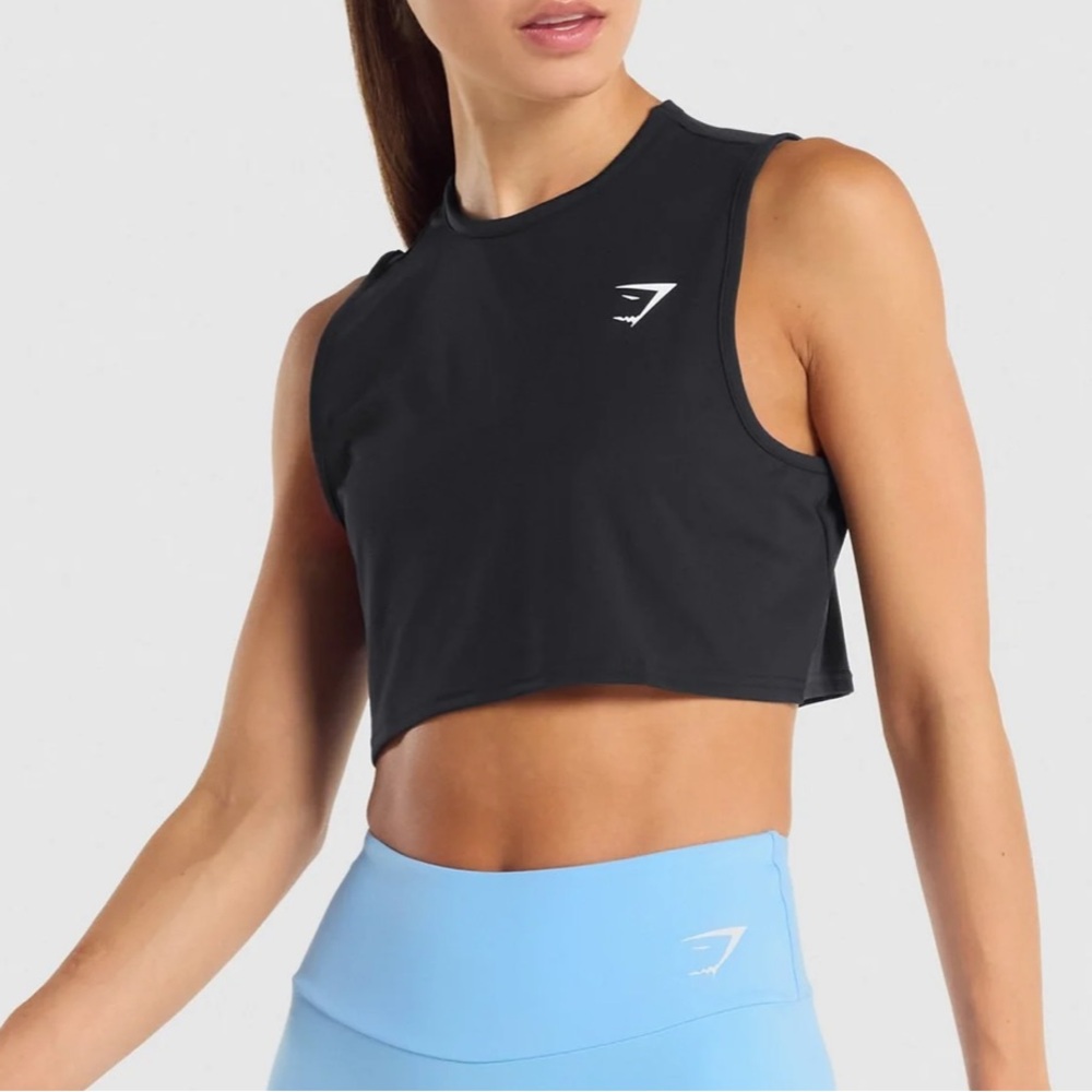 Gymshark Cropped Muscle Tank - Picture 2 of 7